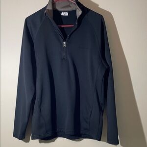 Columbia Black Half-Zip Jacket